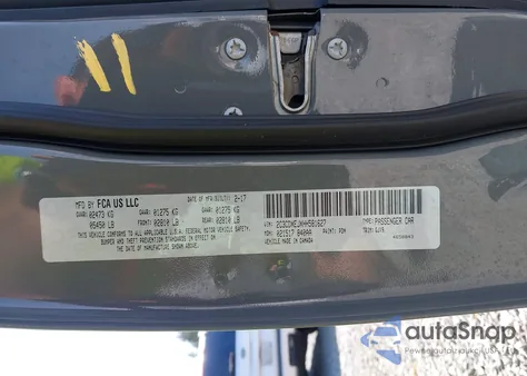 2017 Dodge Charger Srt 392 Rwd из США, поврежденный, VIN 2C3CDXEJXHH581627